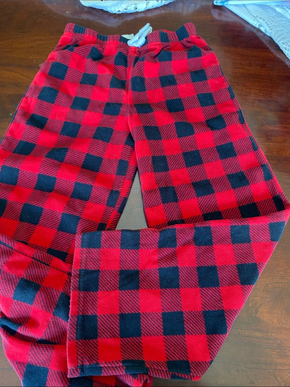 Carter's Red and Black Buffalo Plaid Pajama Bottoms